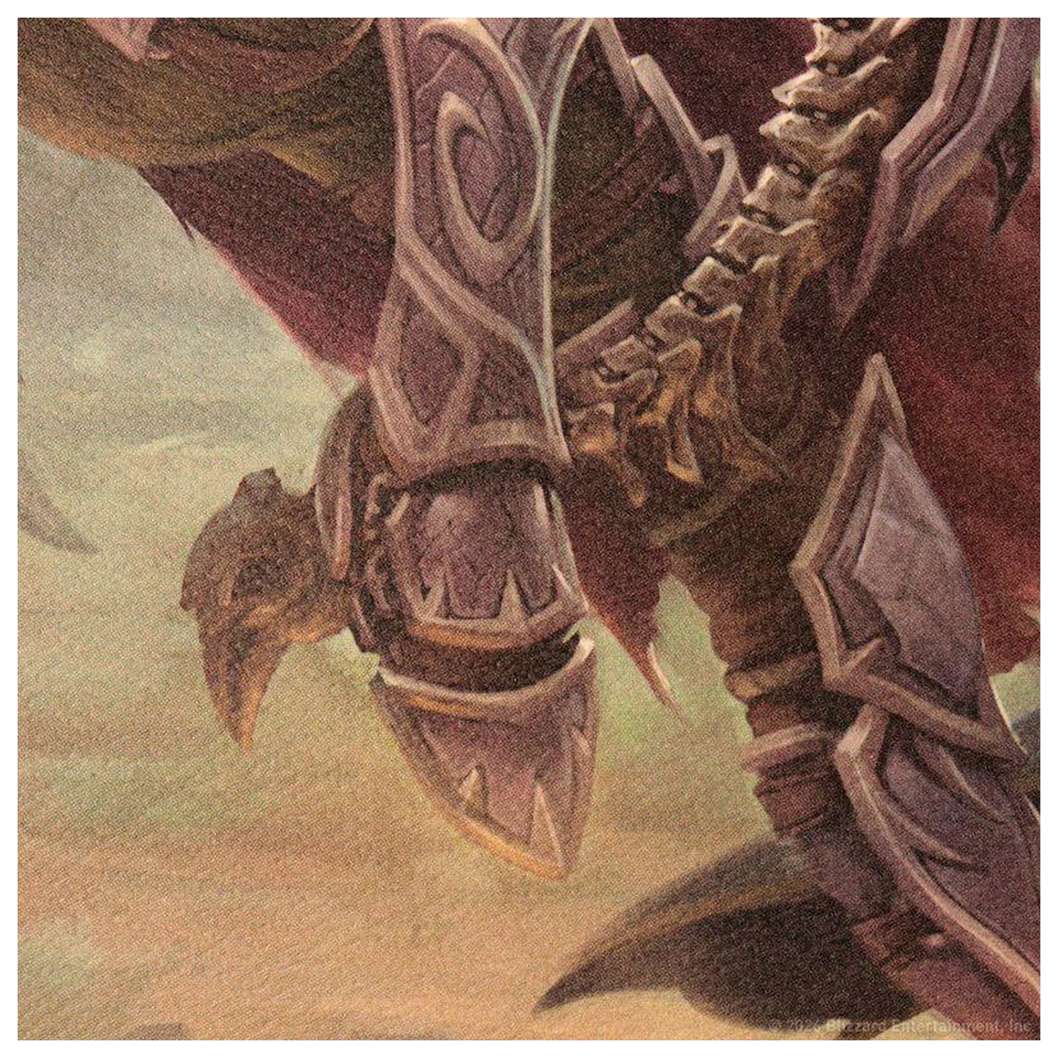 World of Warcraft Sylvanas vs Anduin umetniški tisk omejena izdaja fotografija izdelka