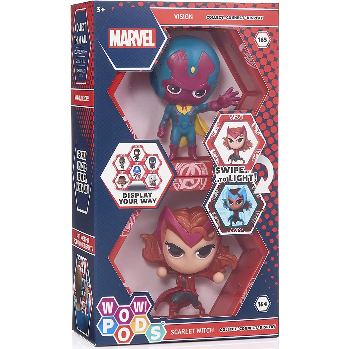 WOW! POD Marvel Vision + Scarlet LED figurice set fotografija izdelka