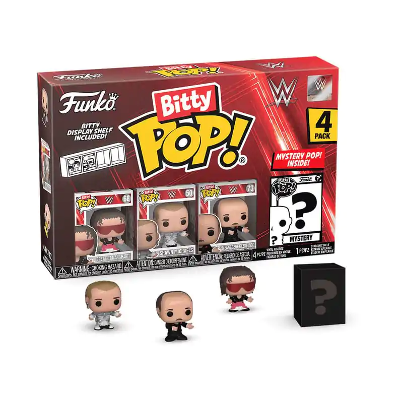 WWE Bitty Funko POP! Vinil figurice - 4-pack Bret Hart 2,5 cm fotografija izdelka