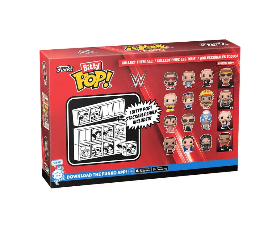 WWE Bitty Funko POP! Vinil figurice - 4-pack Bret Hart 2,5 cm fotografija izdelka