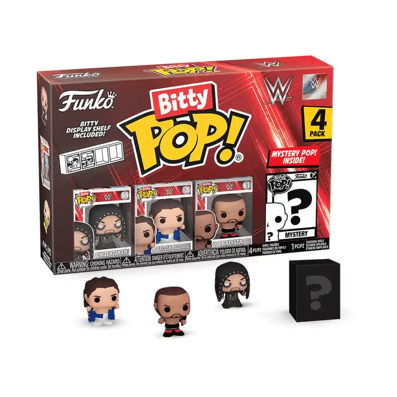 WWE Bitty Funko POP! Vinilna figura - 4-pack The Undertaker 2,5 cm fotografija izdelka