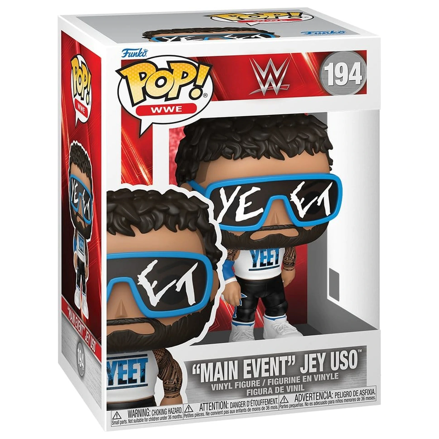 WWE Funko POP! vinilna figura "Main Event" Jey Uso 9 cm fotografija izdelka