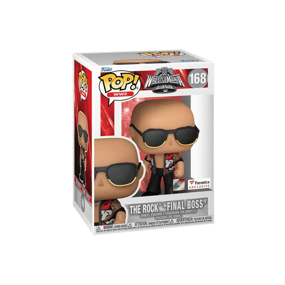 WWE Funko POP! Vinilna figura The Rock- Final Boss (WrestleMania 40) 9 cm fotografija izdelka