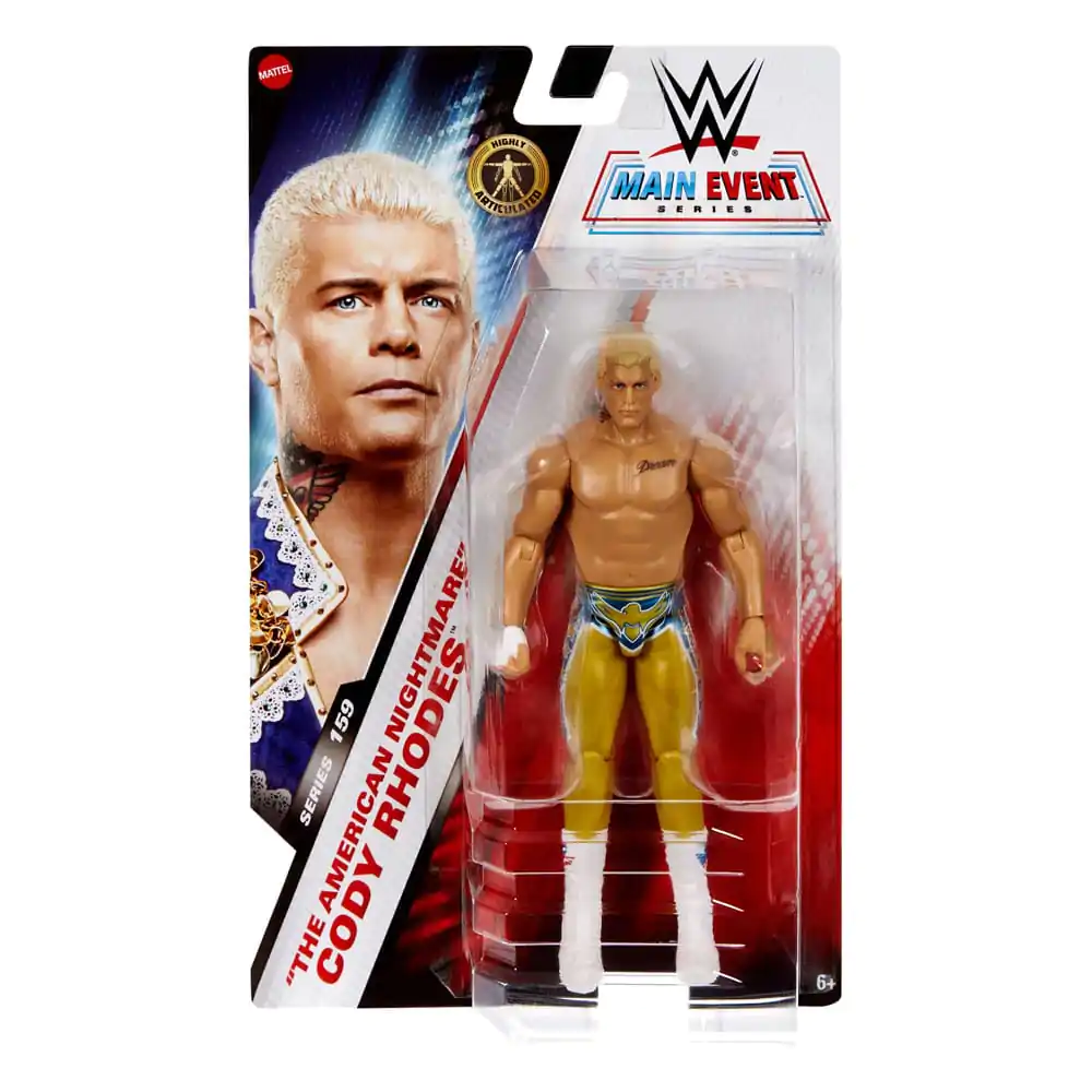 WWE Main Event Series akcijska figura "The American Nightmare" Cody Rhodes 15 cm fotografija izdelka