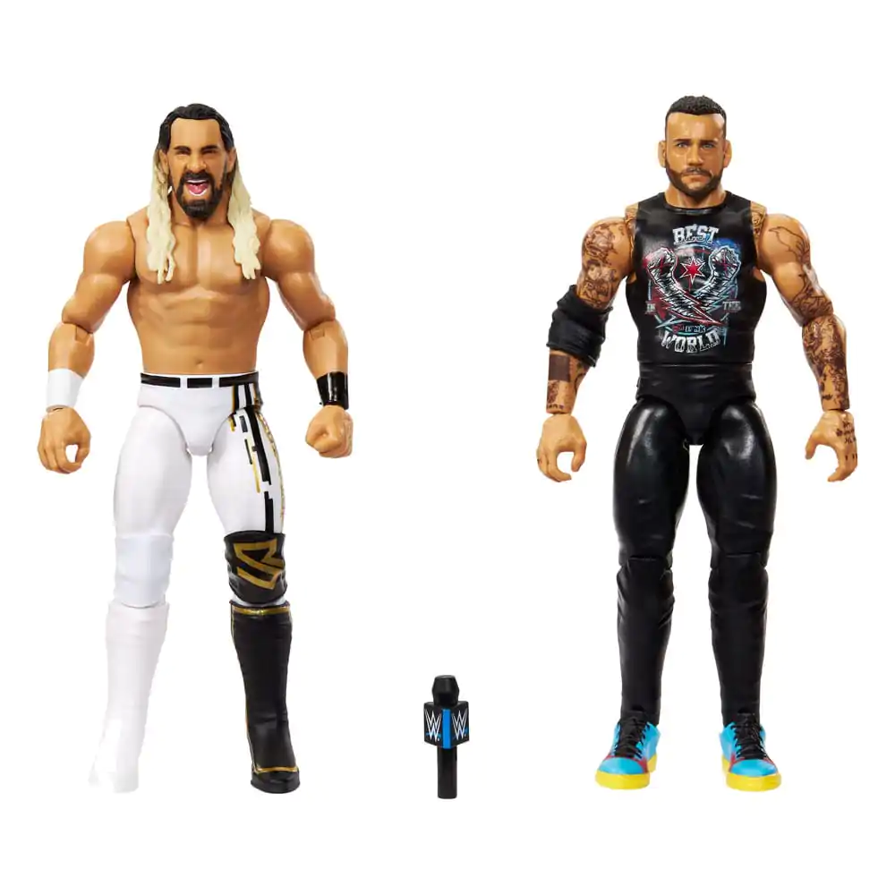 WWE Main Event Showdown akcijske figure CM Punk proti Seth "Freakin" Rollins 2-paket 15 cm fotografija izdelka