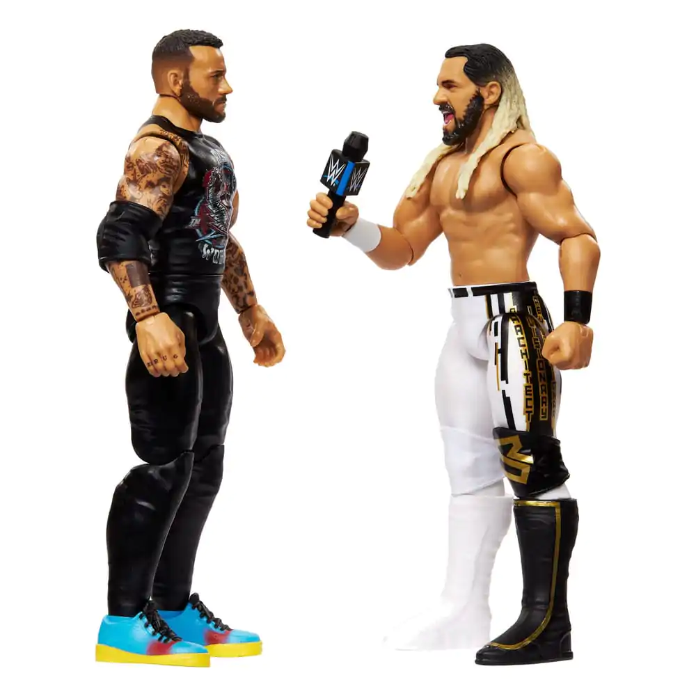 WWE Main Event Showdown akcijske figure CM Punk proti Seth "Freakin" Rollins 2-paket 15 cm fotografija izdelka
