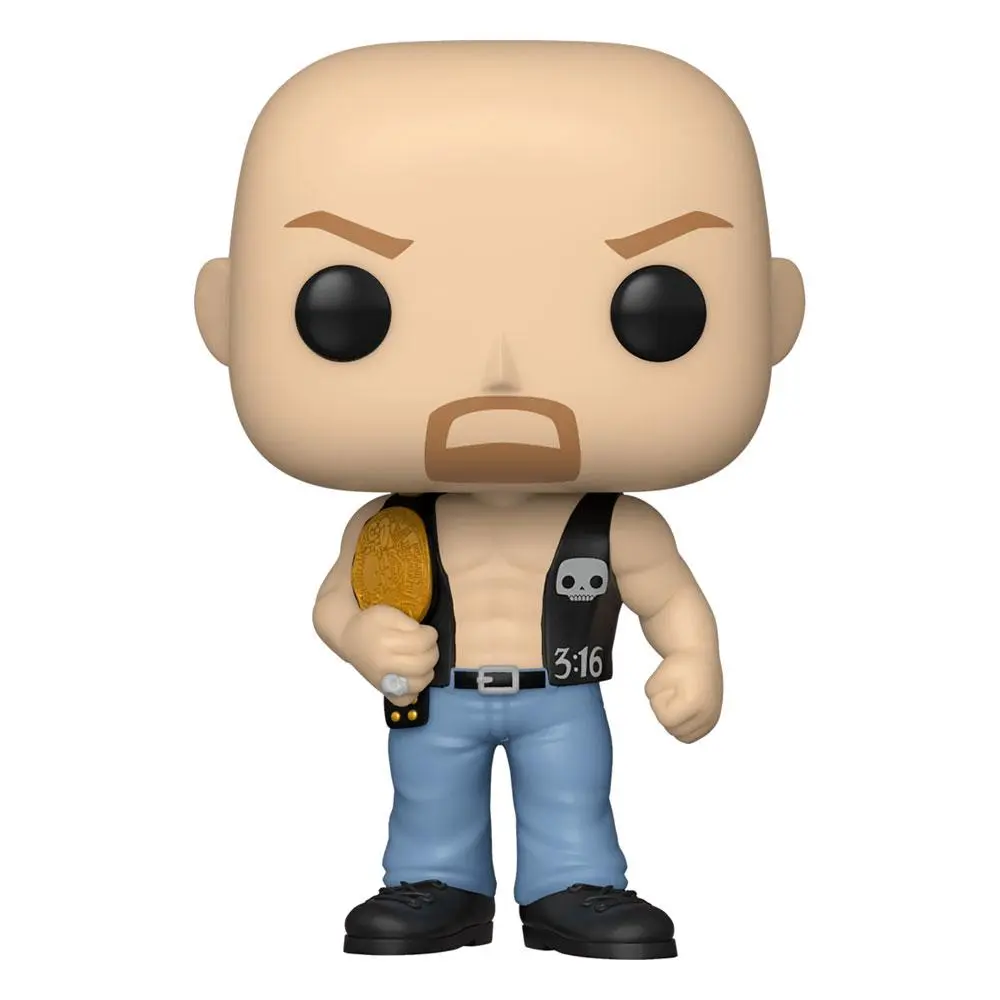 WWE POP! Vinyl Figurica SC Steve Austin z pasom 9 cm fotografija izdelka