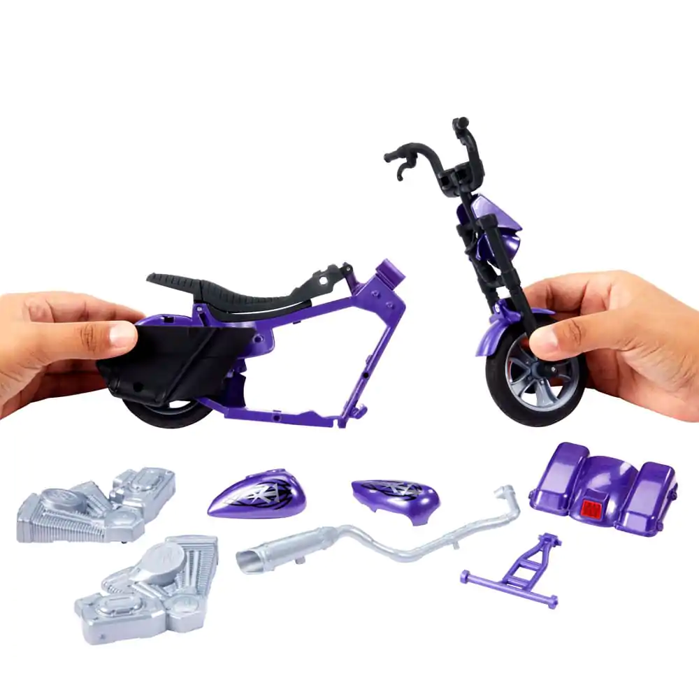WWE Wrekkin' Vehicle Big Evil Slamcycle s figurico Undertaker Action 15 cm fotografija izdelka