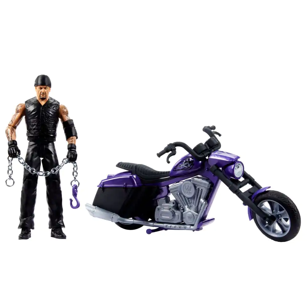 WWE Wrekkin' Vehicle Big Evil Slamcycle s figurico Undertaker Action 15 cm fotografija izdelka