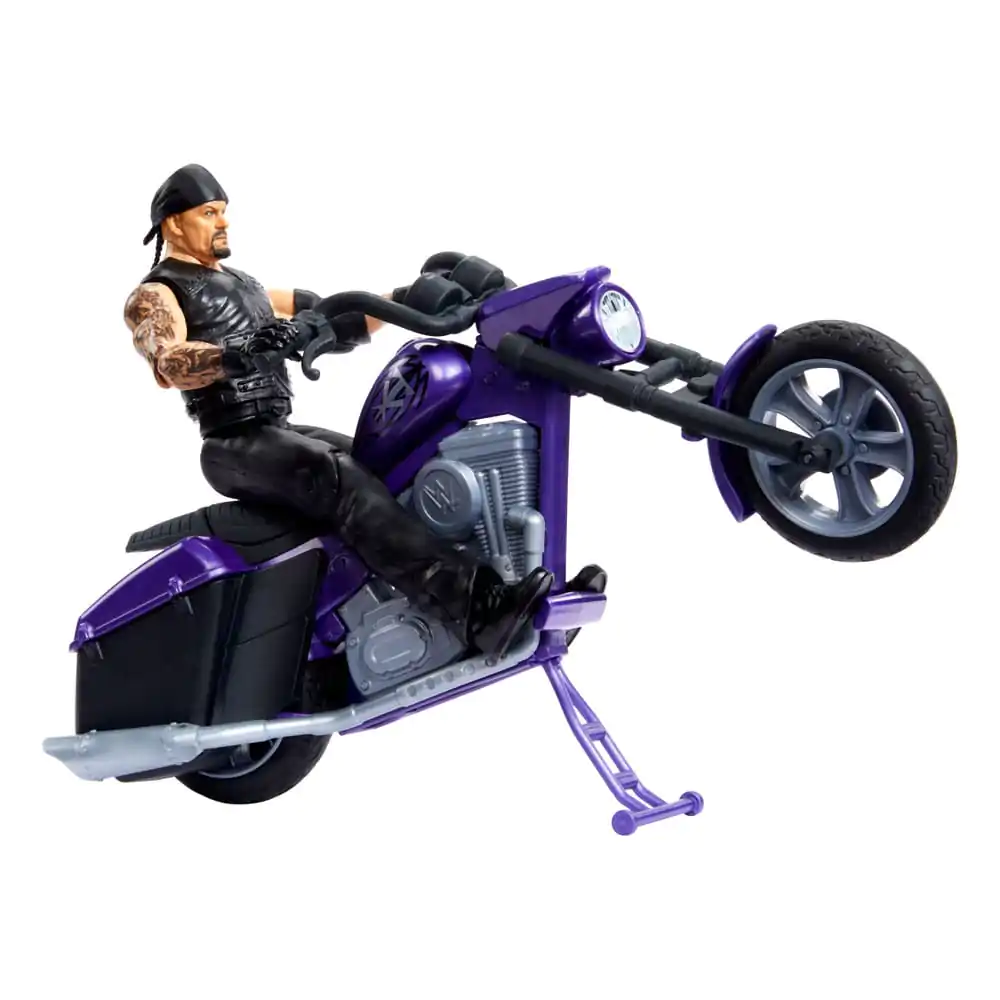 WWE Wrekkin' Vehicle Big Evil Slamcycle s figurico Undertaker Action 15 cm fotografija izdelka