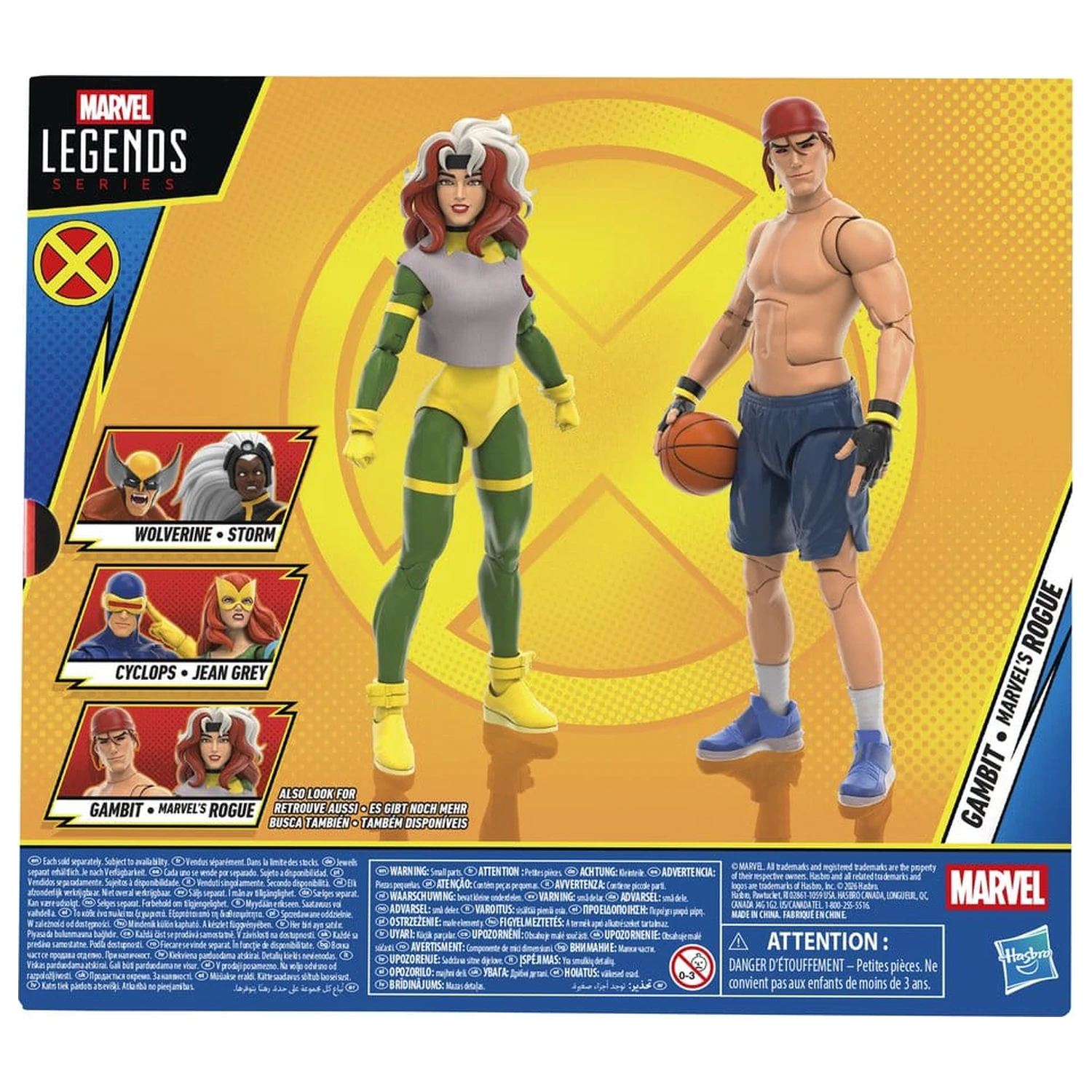 X-Men '97 Marvel Legends komplet 2 akcijskih figur Gambit & Marvel's Rogue 15 cm fotografija izdelka