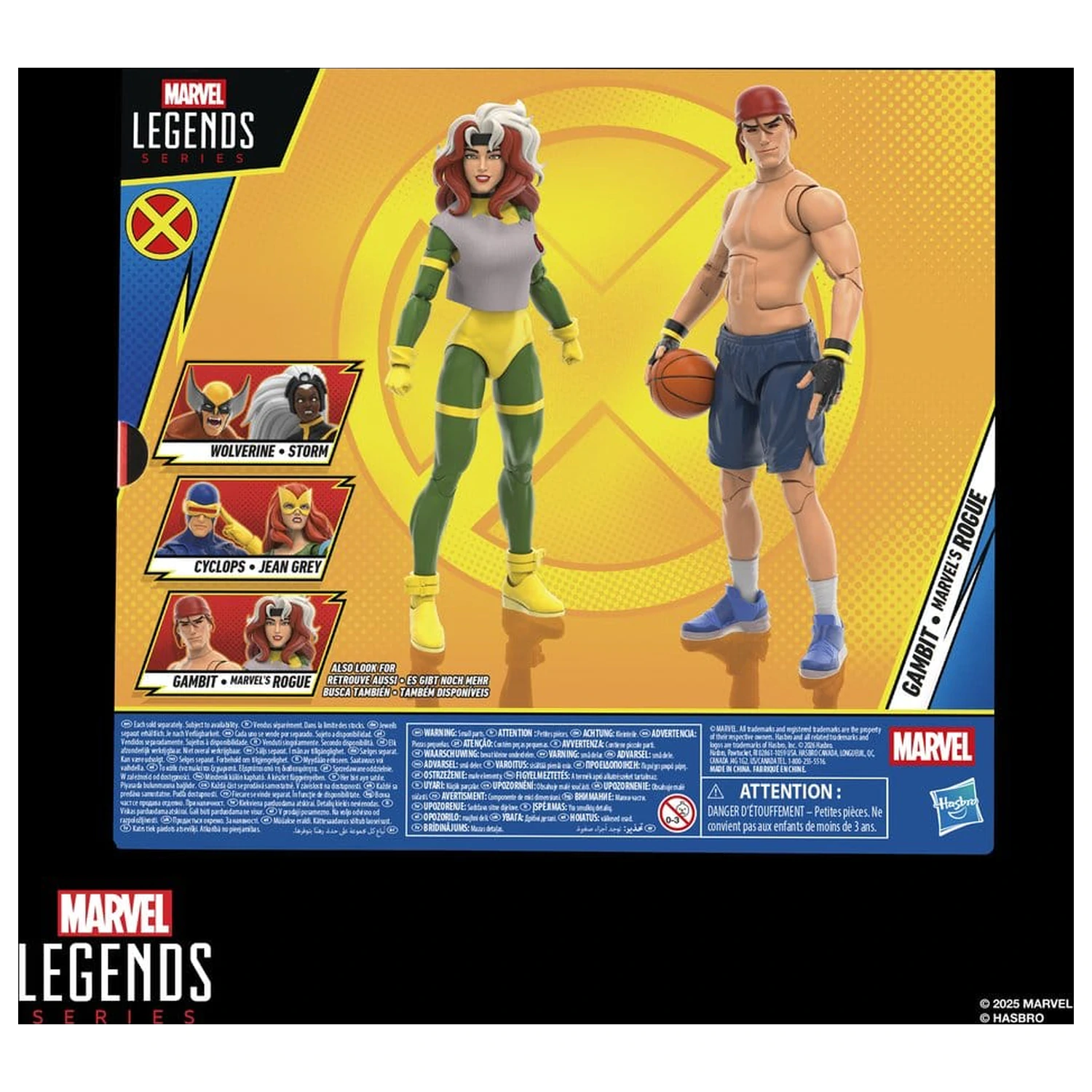 X-Men '97 Marvel Legends komplet 2 akcijskih figur Gambit & Marvel's Rogue 15 cm fotografija izdelka