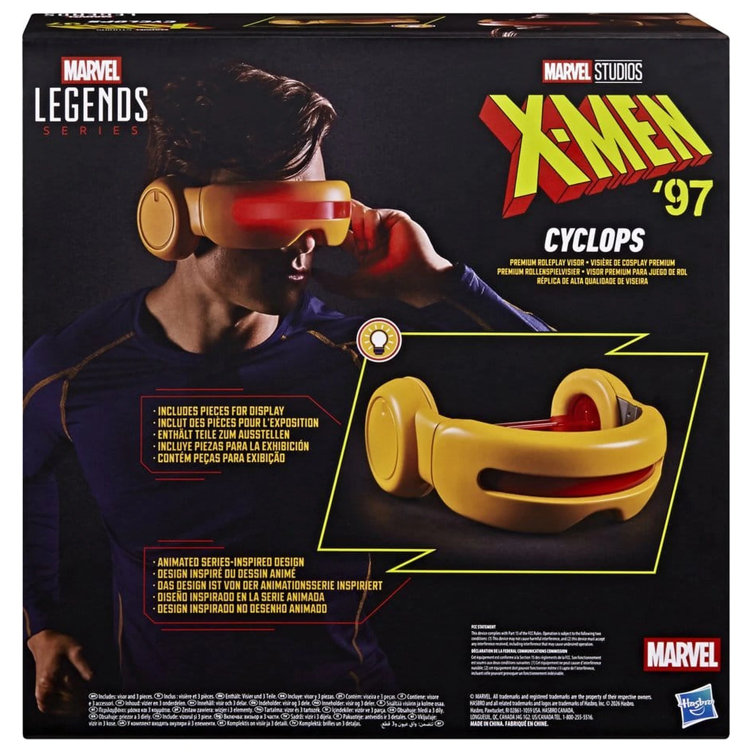 X-Men '97 Marvel Legends replika za igranje vlog Cyclops Vizir fotografija izdelka