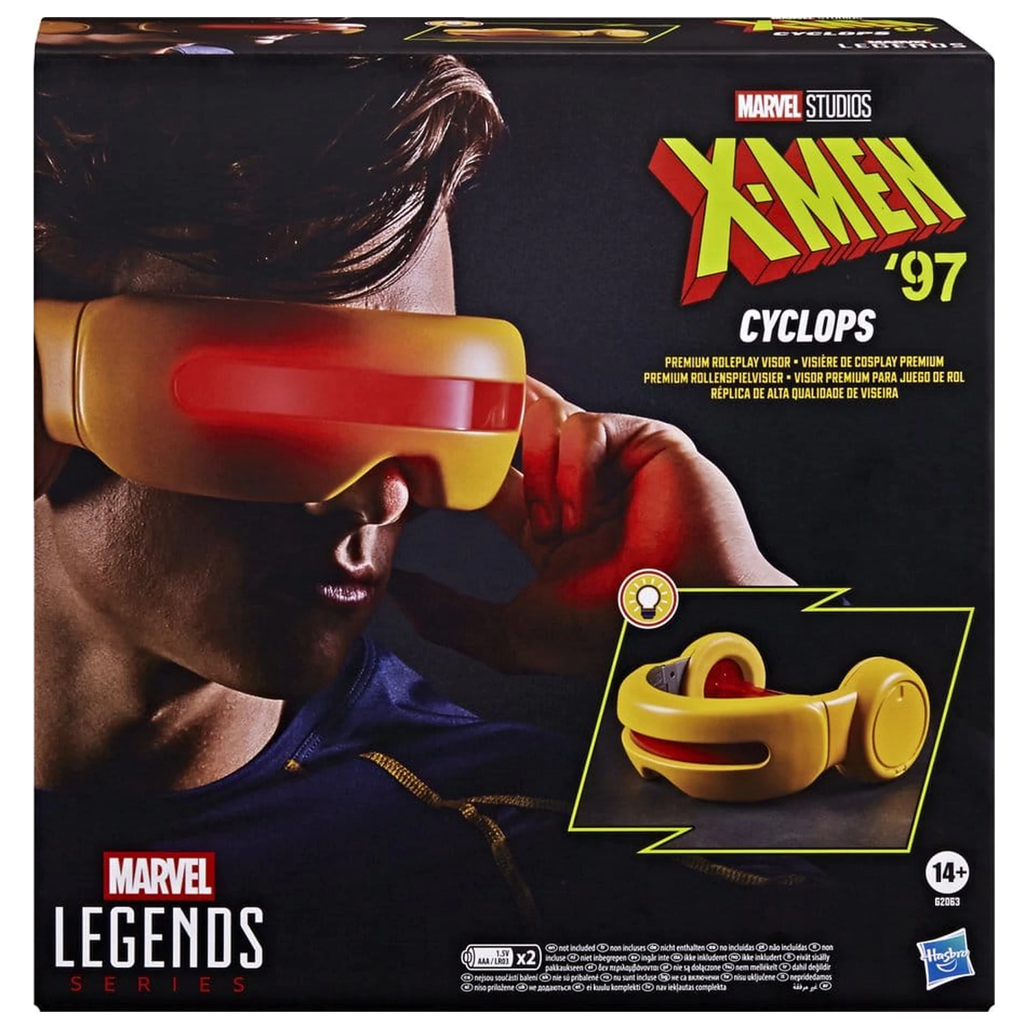 X-Men '97 Marvel Legends replika za igranje vlog Cyclops Vizir fotografija izdelka