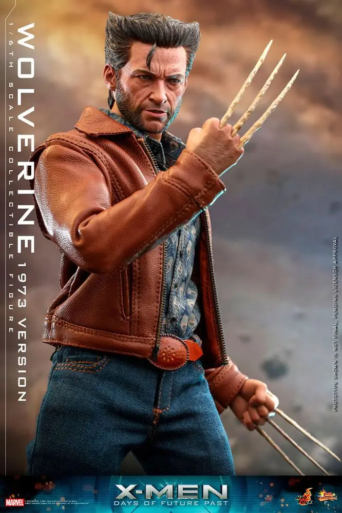 X-Men Days of Future Past Movie Masterpiece akcijska figura 1/6 Wolverine (1973 Version) 30 cm fotografija izdelka