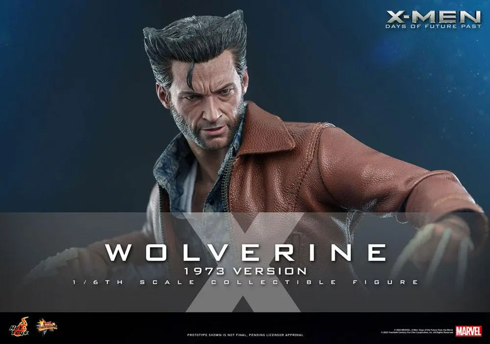 X-Men Days of Future Past Movie Masterpiece akcijska figura 1/6 Wolverine (1973 Version) 30 cm fotografija izdelka