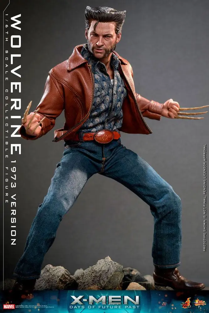 X-Men Days of Future Past Movie Masterpiece akcijska figura 1/6 Wolverine (1973 Version) 30 cm fotografija izdelka