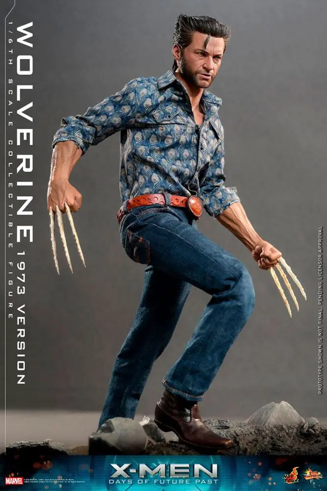 X-Men Days of Future Past Movie Masterpiece akcijska figura 1/6 Wolverine (1973 Version) 30 cm fotografija izdelka