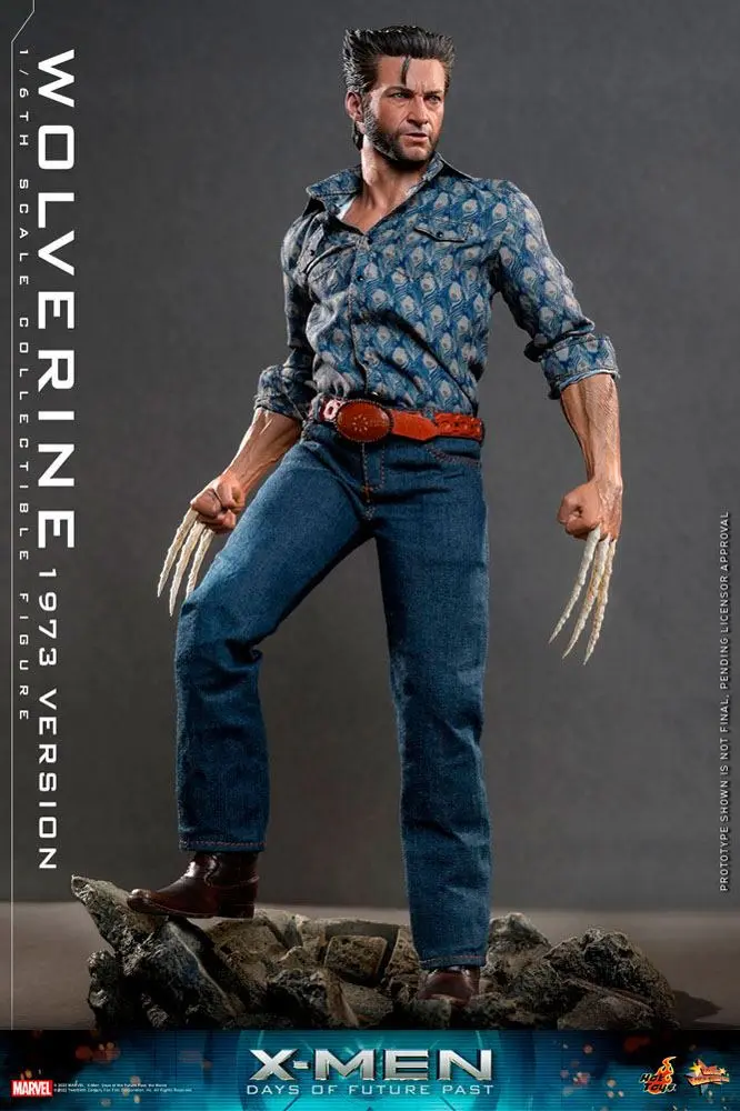 X-Men Days of Future Past Movie Masterpiece akcijska figura 1/6 Wolverine (1973 Version) 30 cm fotografija izdelka