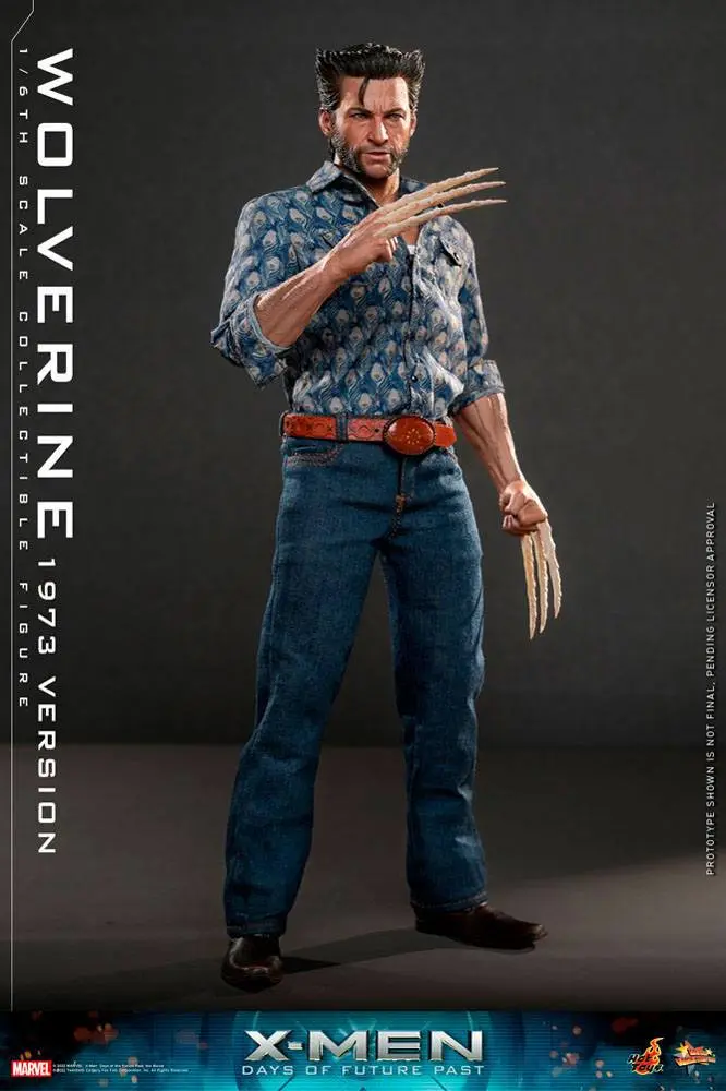 X-Men Days of Future Past Movie Masterpiece akcijska figura 1/6 Wolverine (1973 Version) 30 cm fotografija izdelka