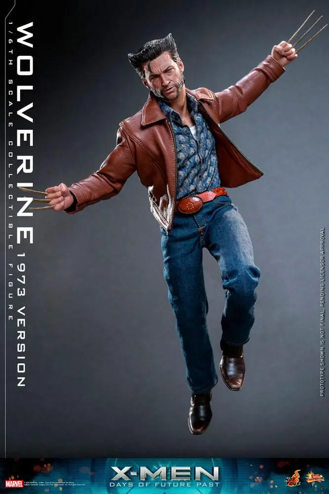 X-Men Days of Future Past Movie Masterpiece akcijska figura 1/6 Wolverine (1973 Version) 30 cm fotografija izdelka