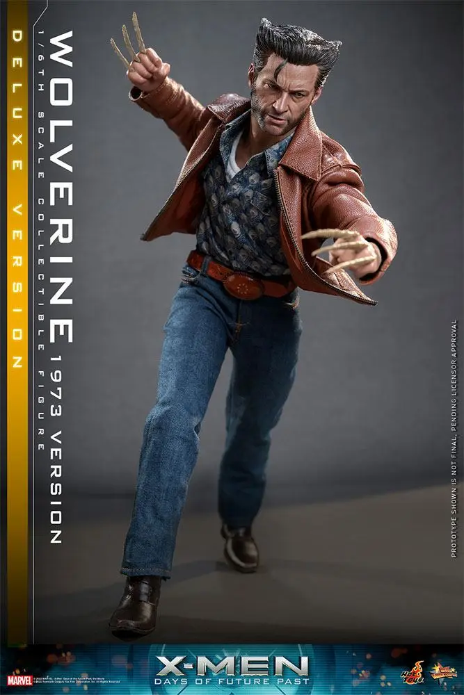 X-Men Days of Future Past Movie Masterpiece akcijska figura 1/6 Wolverine (1973 Version) Deluxe Version 30 cm fotografija izdelka