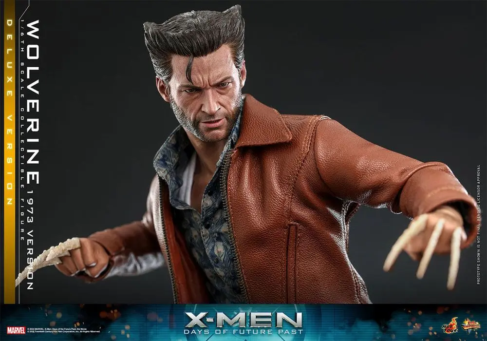 X-Men Days of Future Past Movie Masterpiece akcijska figura 1/6 Wolverine (1973 Version) Deluxe Version 30 cm fotografija izdelka