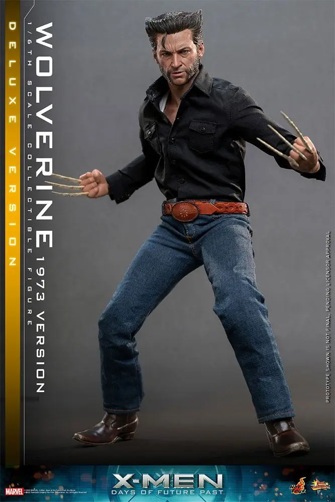 X-Men Days of Future Past Movie Masterpiece akcijska figura 1/6 Wolverine (1973 Version) Deluxe Version 30 cm fotografija izdelka