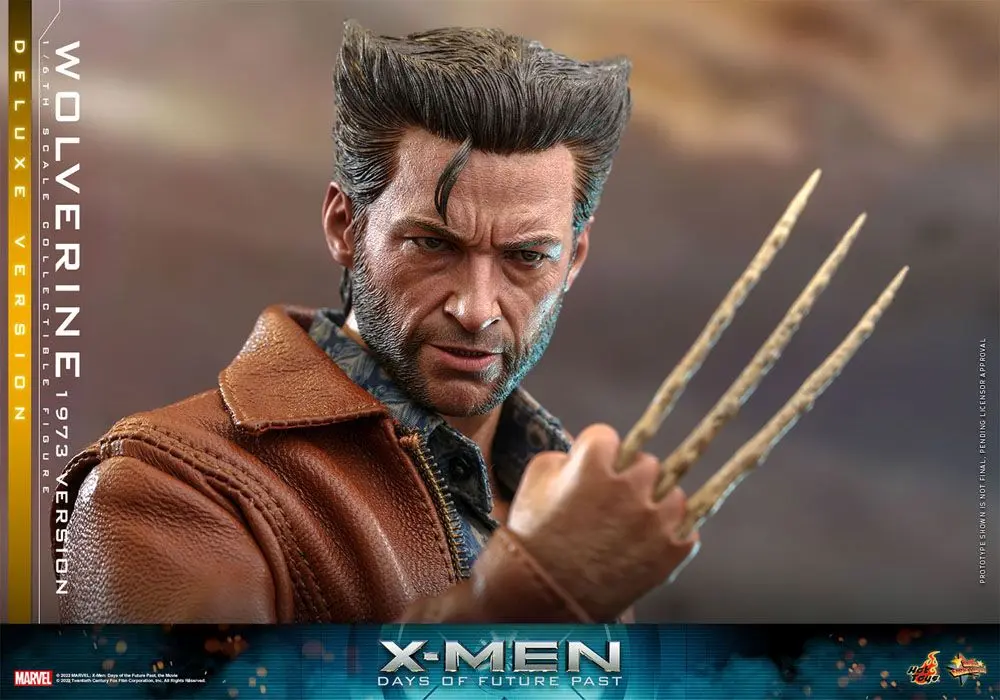 X-Men Days of Future Past Movie Masterpiece akcijska figura 1/6 Wolverine (1973 Version) Deluxe Version 30 cm fotografija izdelka