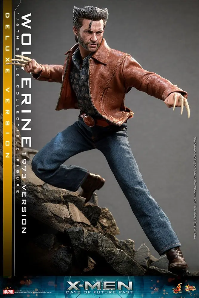 X-Men Days of Future Past Movie Masterpiece akcijska figura 1/6 Wolverine (1973 Version) Deluxe Version 30 cm fotografija izdelka