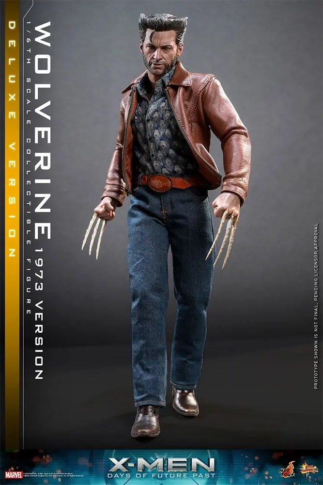 X-Men Days of Future Past Movie Masterpiece akcijska figura 1/6 Wolverine (1973 Version) Deluxe Version 30 cm fotografija izdelka