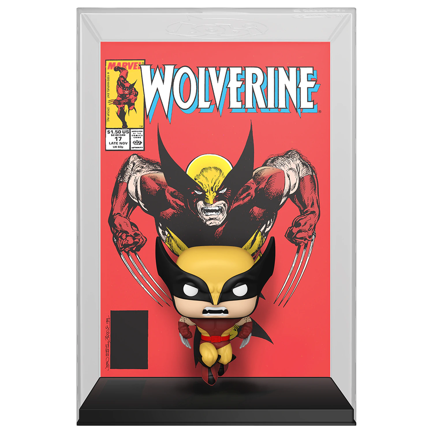 X-Men Funko POP! Comic Covers Vinilna Figura Wolverine #17 (1989) fotografija izdelka