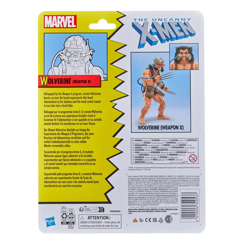 X-Men Marvel Legends Akcijska figura Wolverine (Weapon X) 15 cm fotografija izdelka