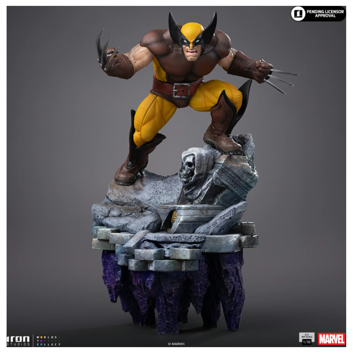 Diorama X-Men Wolverine Infinity Gauntlet v merilu Art Scale 1/10 25 cm fotografija izdelka