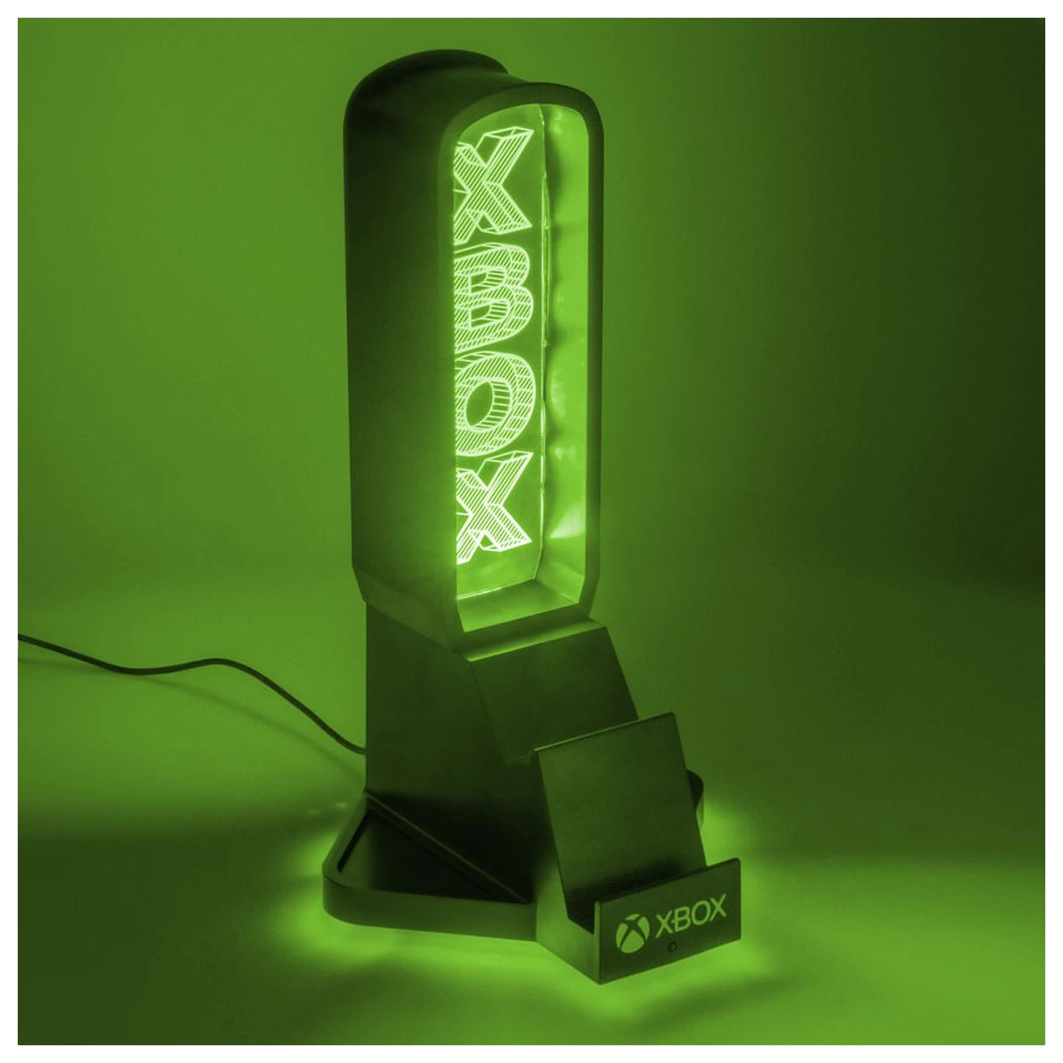 XBox namizno stojalo za slušalke z lučko 30 cm fotografija izdelka
