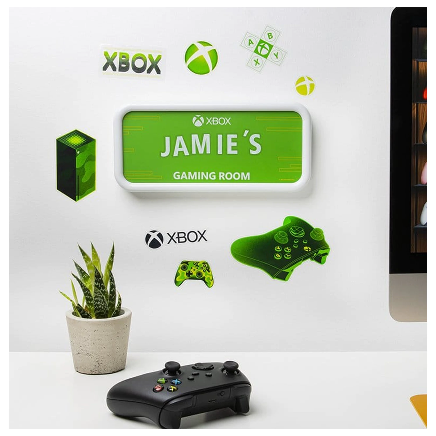 Xbox stenska svetilka Osvetljena sobna tabla V2 fotografija izdelka