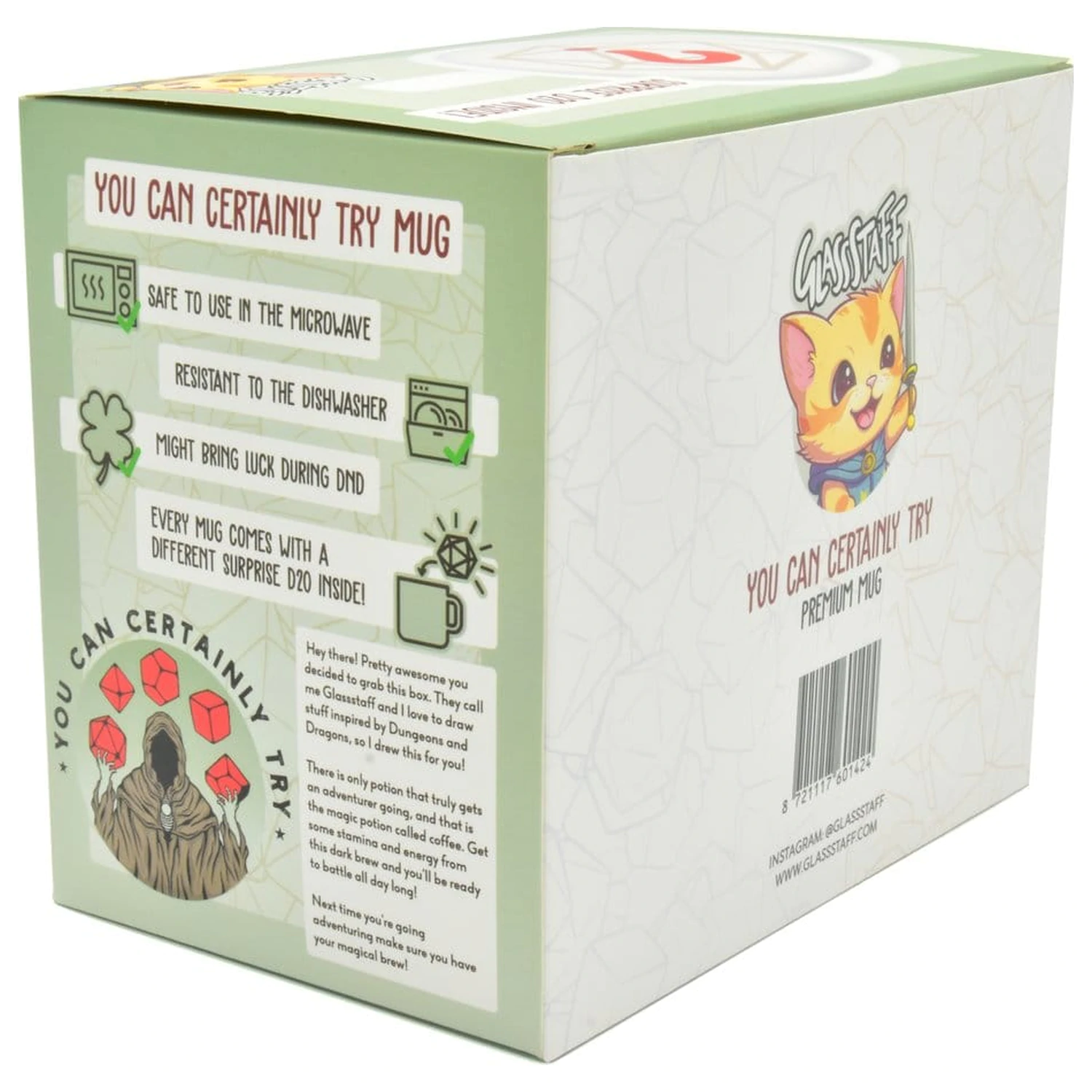 You can certainly try Darilni set Skodelica in Kocka D20 fotografija izdelka