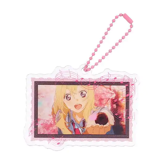 Your Lie in April Akrilni Keychain Anime Scene A 8 cm fotografija izdelka