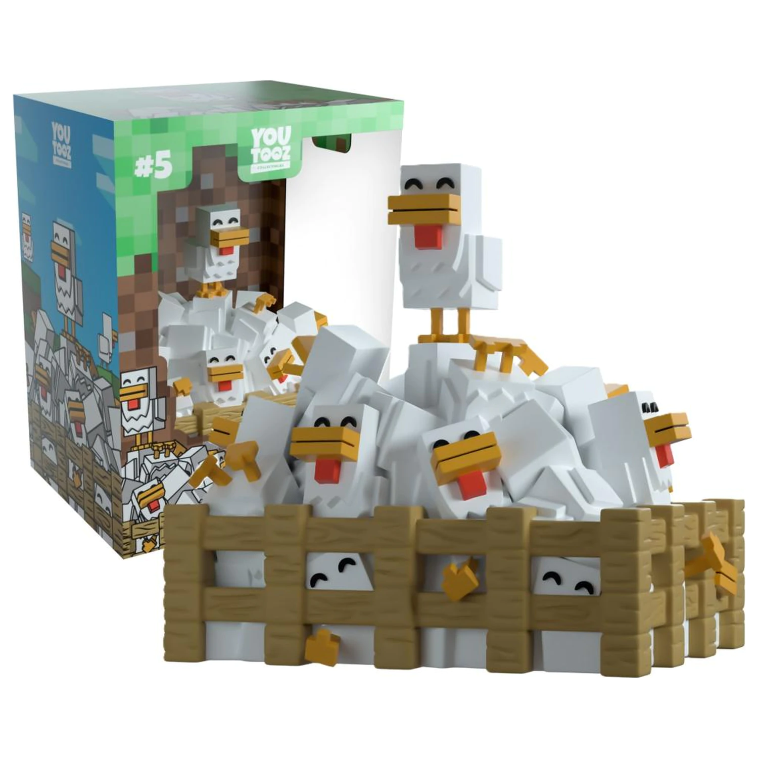 Minecraft Chickens figurica 9 cm fotografija izdelka