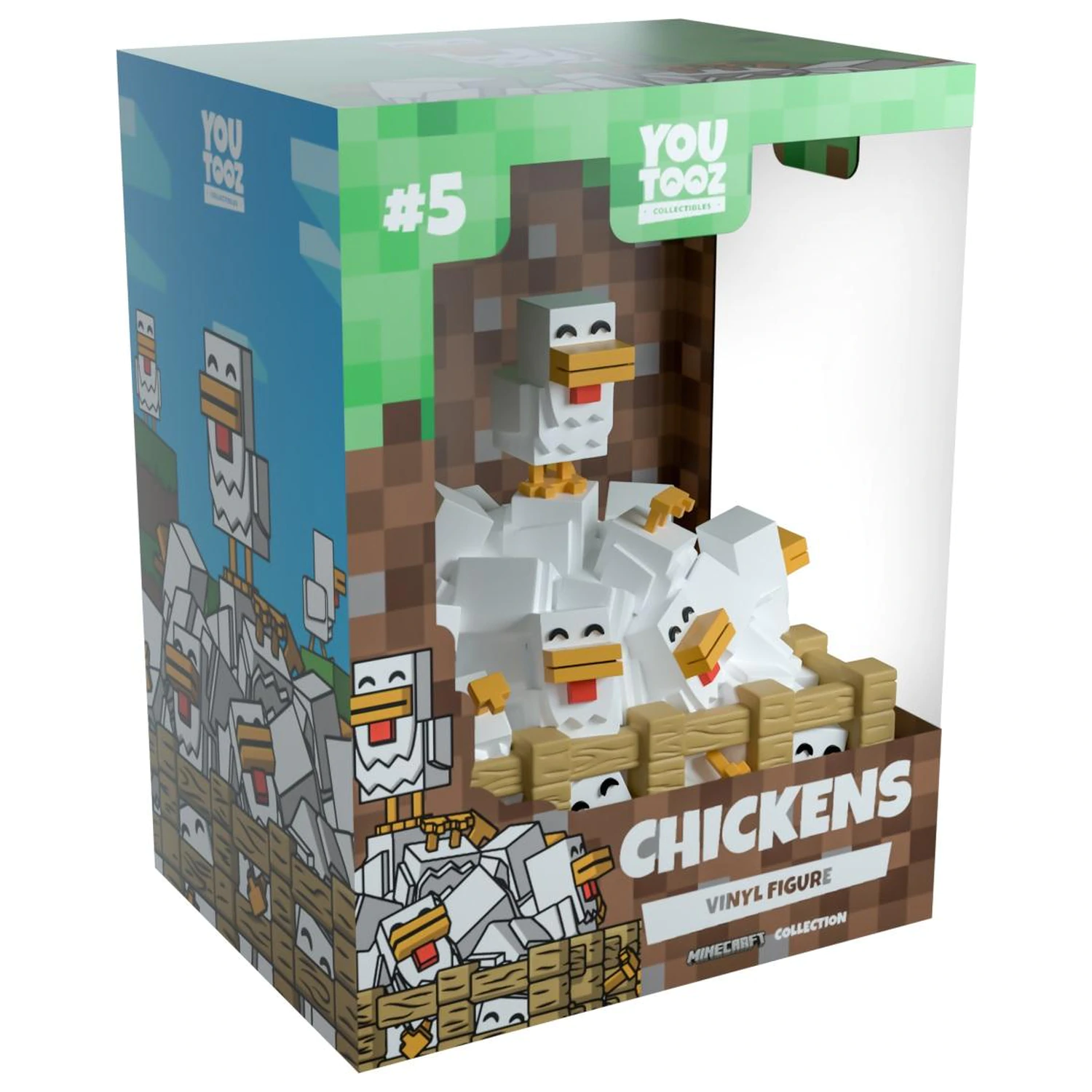 Minecraft Chickens figurica 9 cm fotografija izdelka