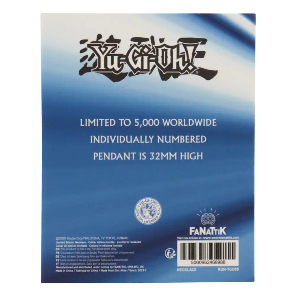 Yu-Gi-Oh! Ogrlica Blue-Eyes White Dragon Limited Edition fotografija izdelka