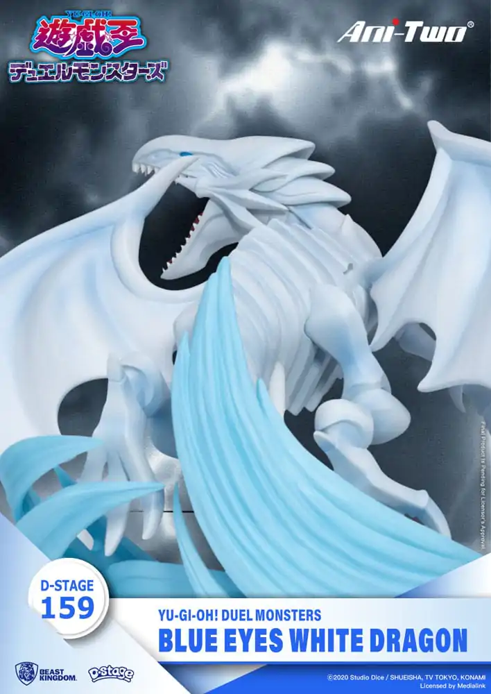 Yu-Gi-Oh! Duel Monsters D-Stage PVC Diorama Blue Eyes White Dragon 15 cm fotografija izdelka