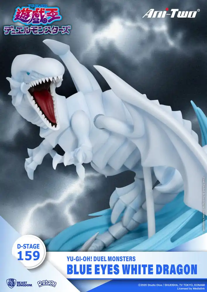Yu-Gi-Oh! Duel Monsters D-Stage PVC Diorama Blue Eyes White Dragon 15 cm fotografija izdelka