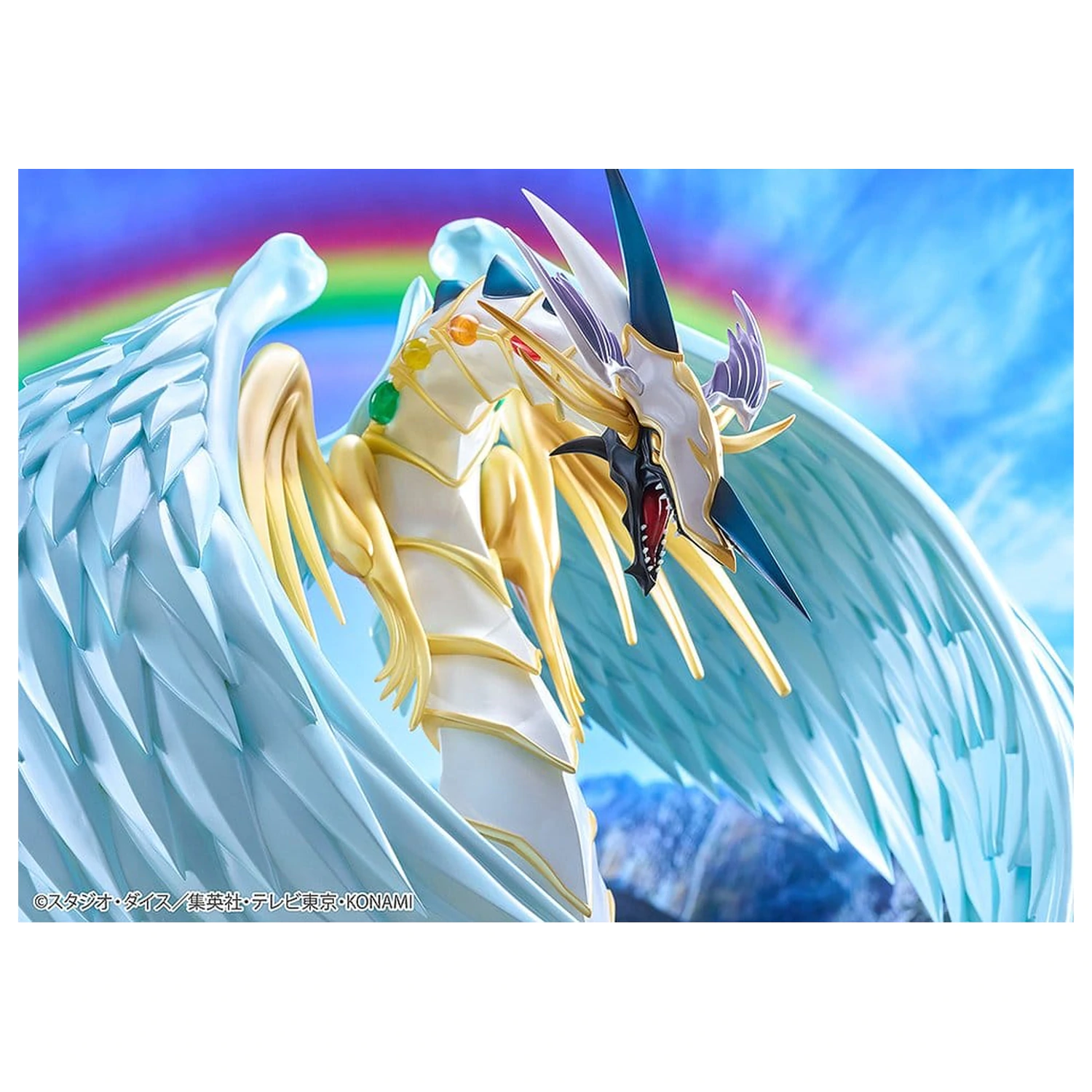 Yu-Gi-Oh! GX PVC Figura Rainbow Dragon 28 cm fotografija izdelka