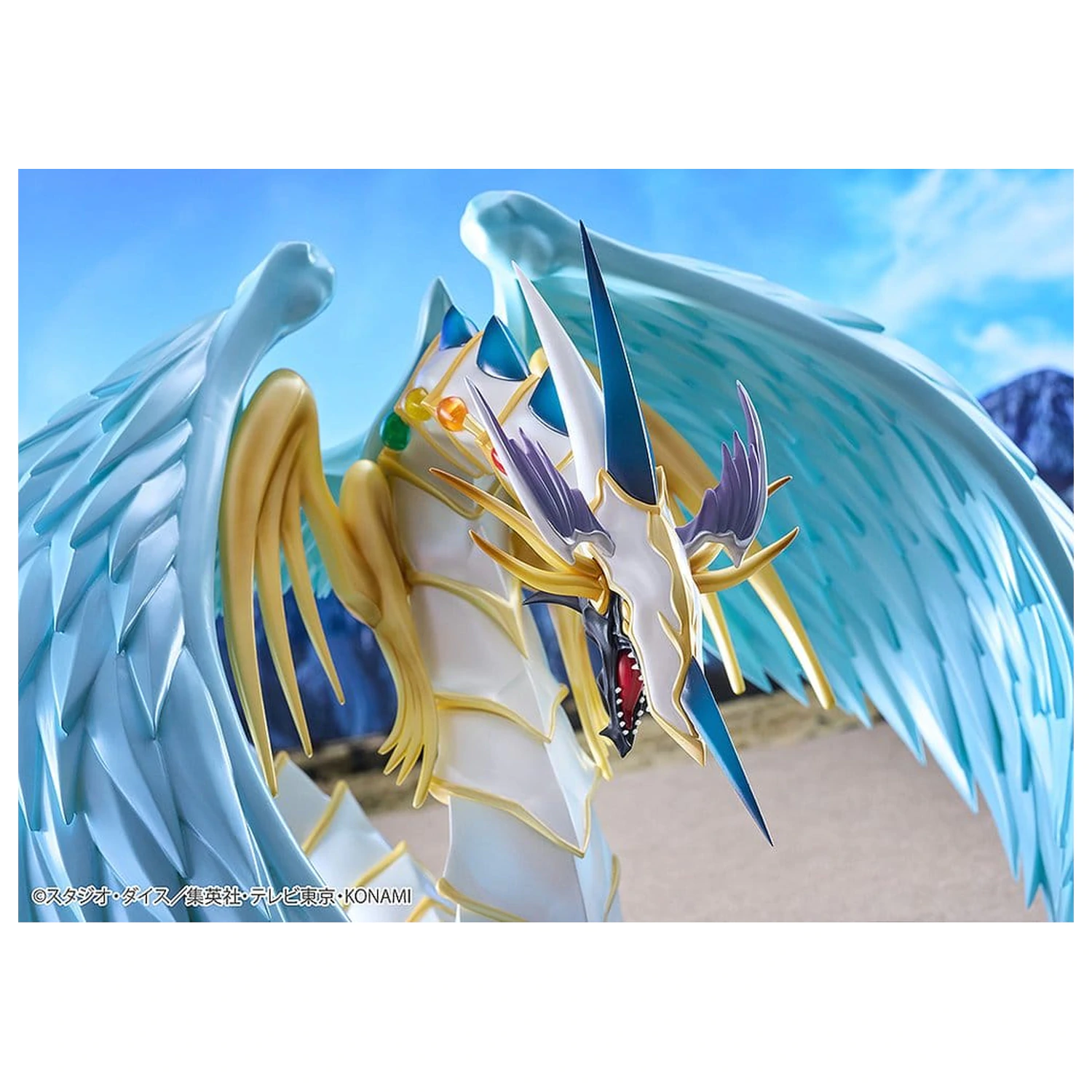 Yu-Gi-Oh! GX PVC Figura Rainbow Dragon 28 cm fotografija izdelka