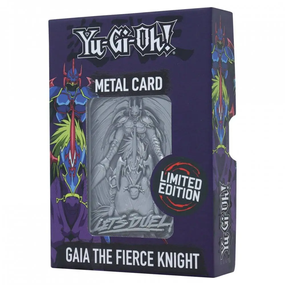 Yu-Gi-Oh! Kovinska kartica Gaia The Fierce Knight Limited Edition fotografija izdelka