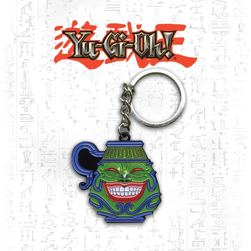 Yu-Gi-Oh! Metal Keychain Kovinski obesek za ključe Pot of Greed Limited Edition fotografija izdelka