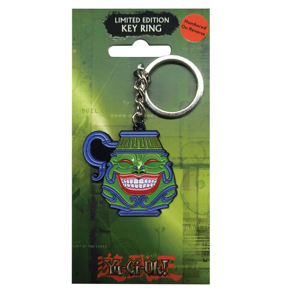 Yu-Gi-Oh! Metal Keychain Kovinski obesek za ključe Pot of Greed Limited Edition fotografija izdelka