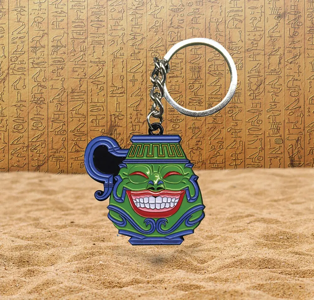 Yu-Gi-Oh! Metal Keychain Kovinski obesek za ključe Pot of Greed Limited Edition fotografija izdelka