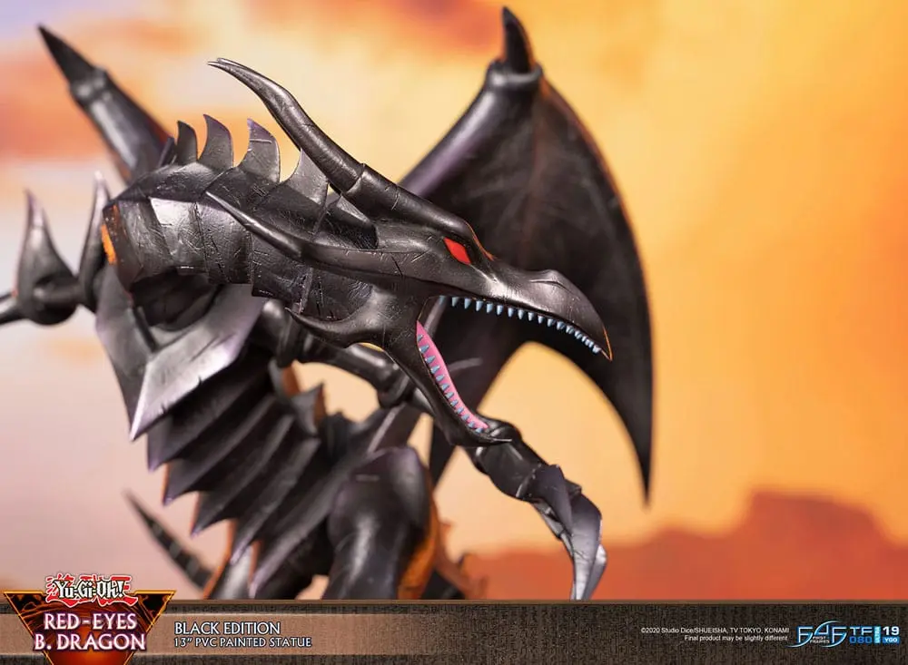 Yu-Gi-Oh! PVC Kip Red-Eyes B. Dragon Black Colour 33 cm fotografija izdelka